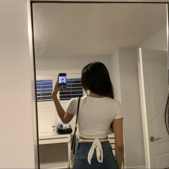 Garage Wrap-around white top - S - Picture 3 of 6